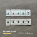 Pads électrodes ECG médicaux en mousse